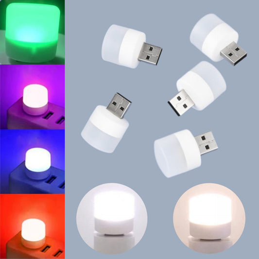 5Pcs Portable Mini USB LED Light Lamp - Qeepin