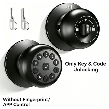 Biometric Fingerprint Smart Door Lock - Keyless Entry for Bedroom & Home