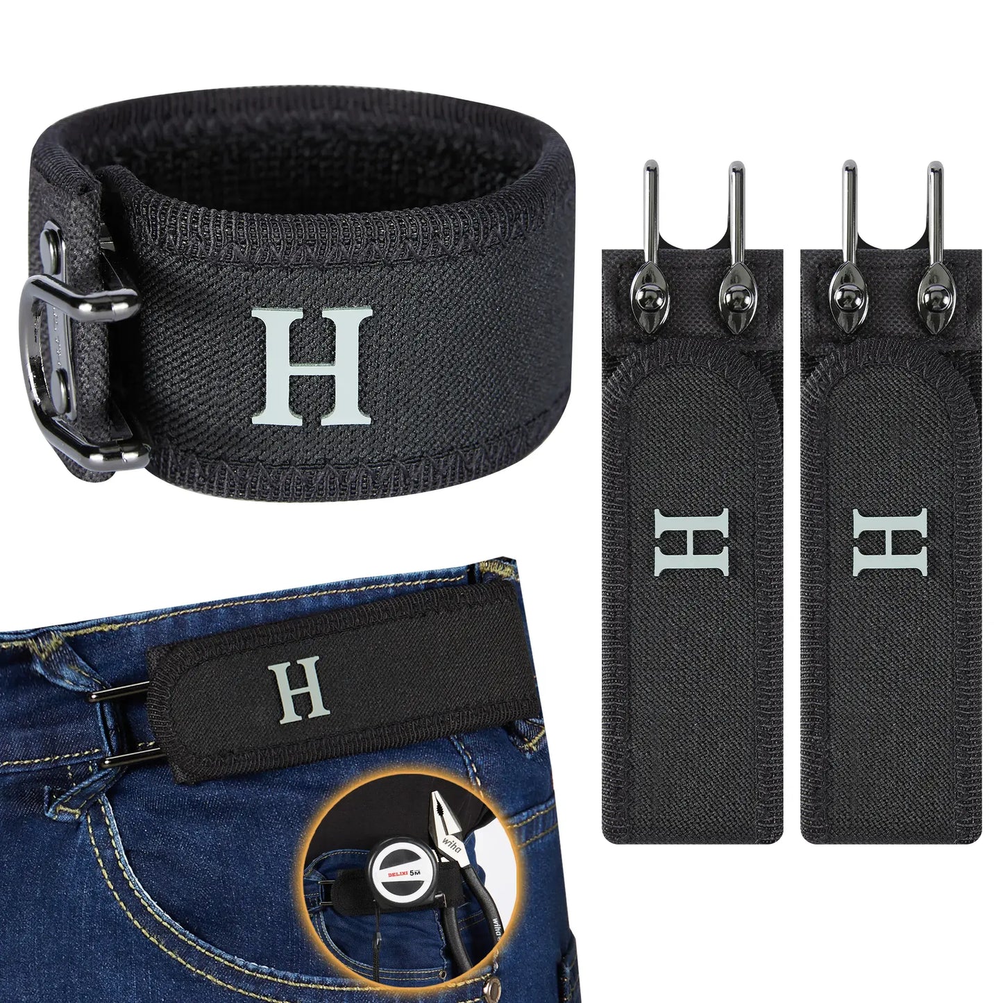 Unisex Elastic Invisible Belt – Comfortable No-Buckle Waistband for Jeans & EDC