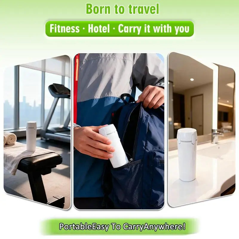 4-in-1 Travel Cosmetic Dispenser – Leak-Proof Refillable Toiletry Organizer Bottle