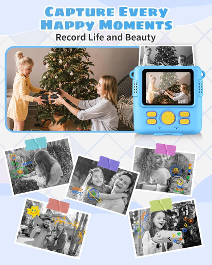 Instant Print Kids Camera with Digital Video Recording & Photo Printing
