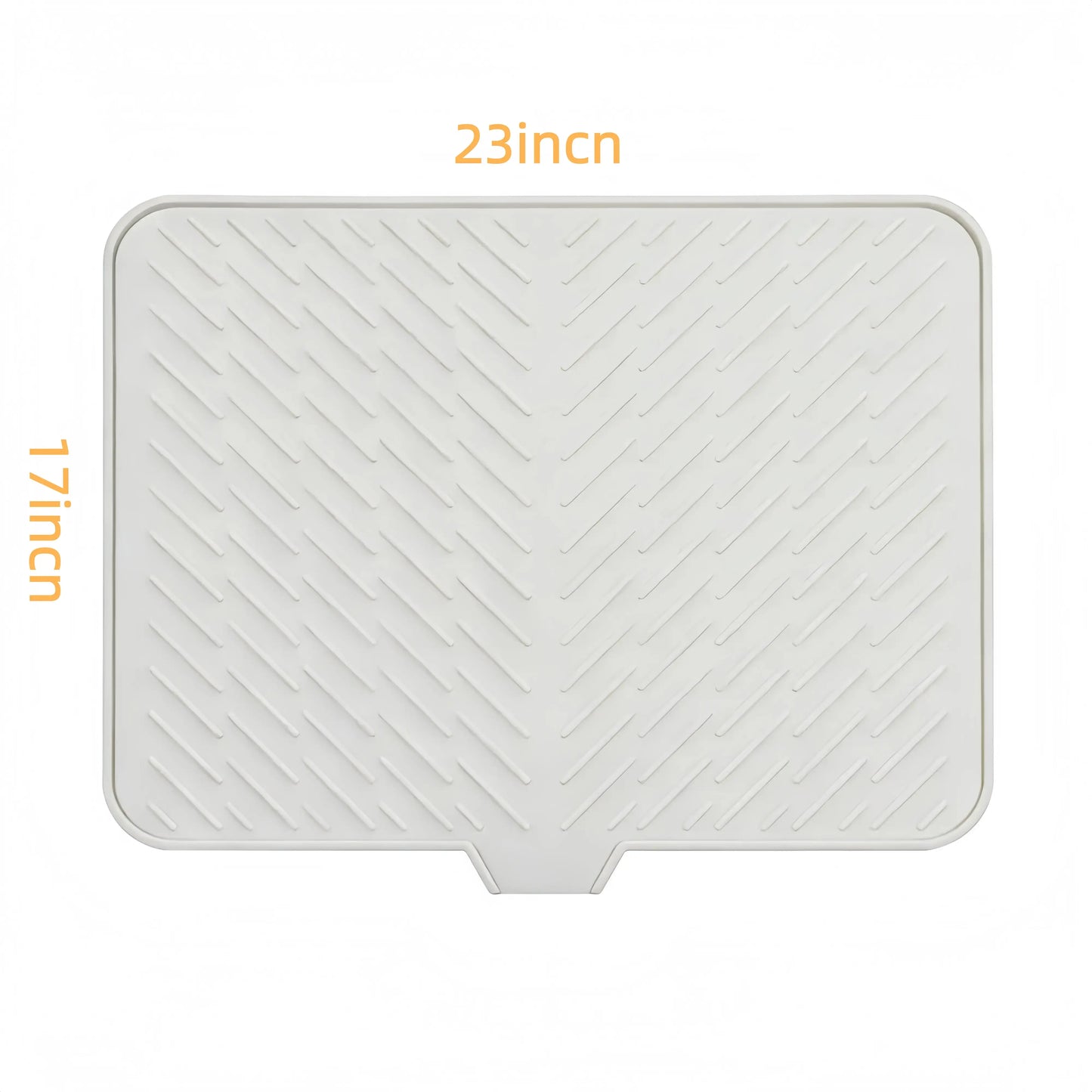 Large Silicone Dish Drying Mat – Heat Resistant Kitchen Counter Drainer Tray