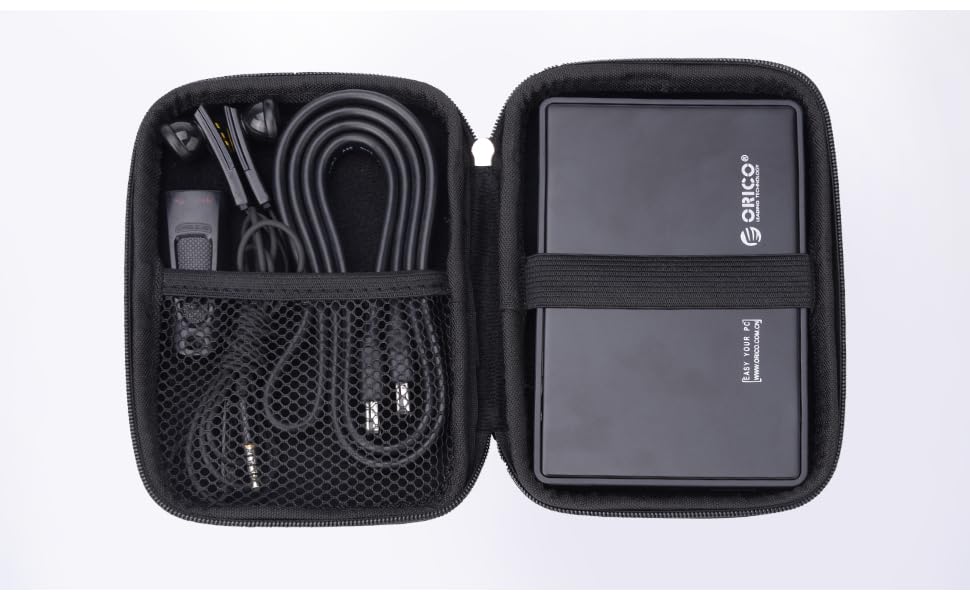 Portable 2.5-inch Hard Drive Protective Case - Shockproof EVA Storage Bag