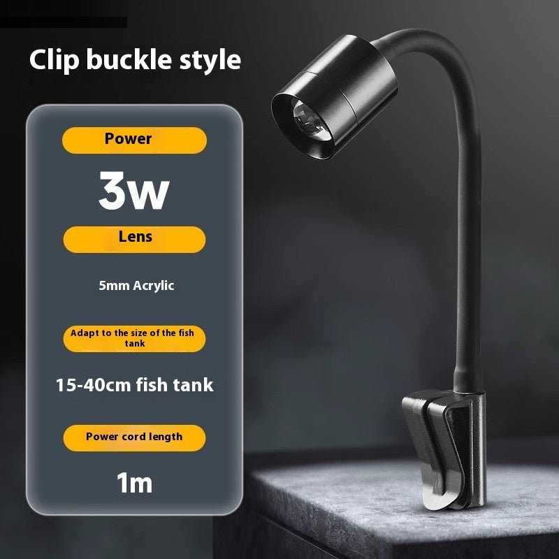 AquaSpot LED Aquarium Spotlight - Zoomable Fish Tank Light - 5
