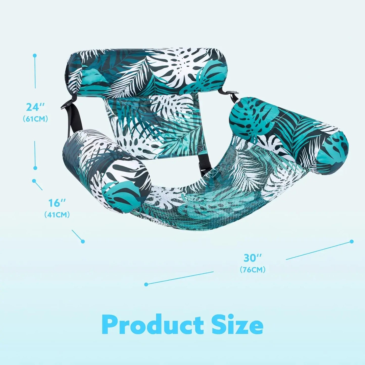 Inflatable Pool Float Chair – Heavy-Duty Floating Lounge & Pool Noodle for Summer