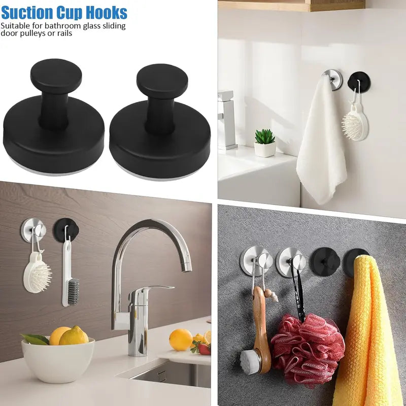 Twist & Lock Suction Hooks