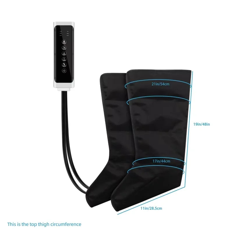 Electric Pneumatic Leg Massager - Full Leg Air Compression Recovery System - 21