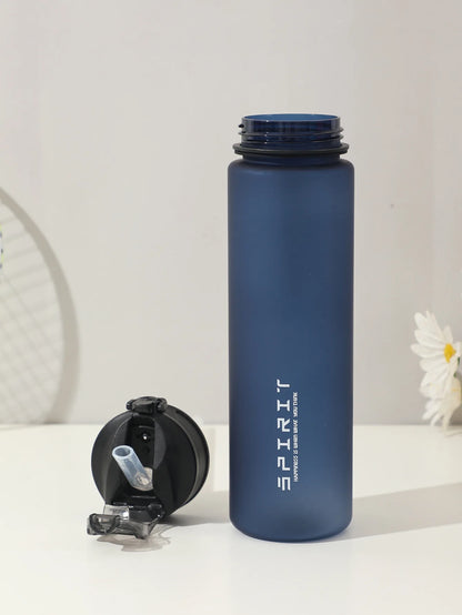 750ml Leak-Proof Sports Water Bottle with Straw & Carrying Handle