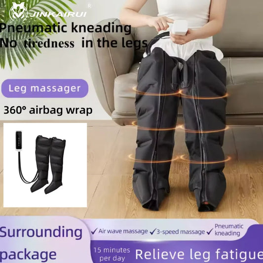 Air Compression Leg & Foot Massager for Circulation and Pain Relief