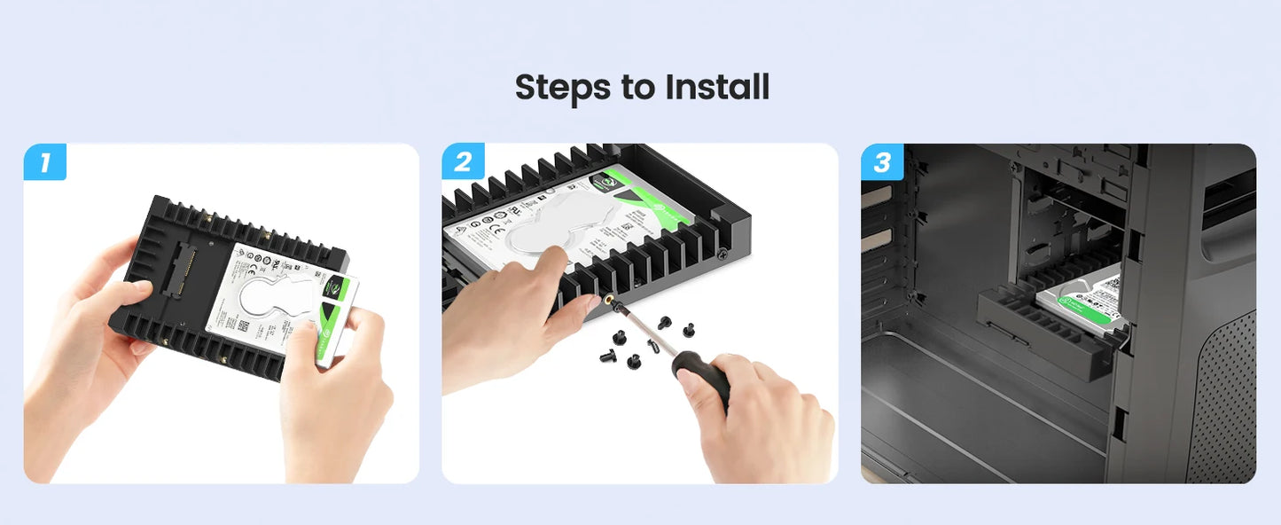 ORICO Internal 3.5" SATA HDD/SSD Mounting Bracket Caddy Tray