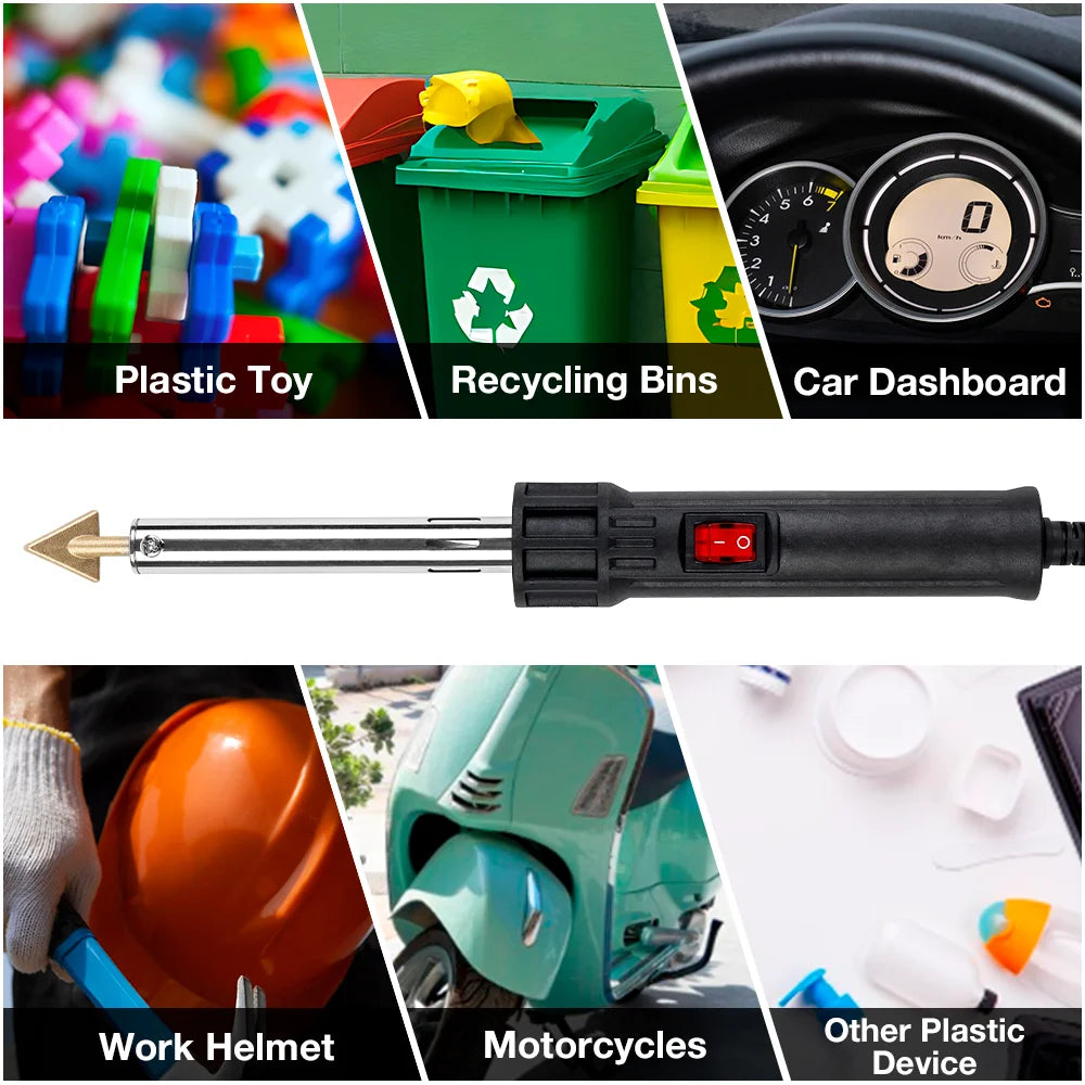 150W/50W Plastic Welder & Soldering Iron Kit - Car Bumper, Kayak - 20