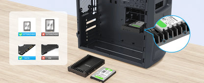 ORICO Internal 3.5" SATA HDD/SSD Mounting Bracket Caddy Tray