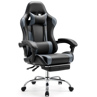 Ergonomic Racing Gaming Chair - Adjustable PU Leather Office Computer Chair