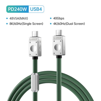 240W USB4 Cable - 40Gbps Data Transfer & 8K Video for Laptop & MacBook