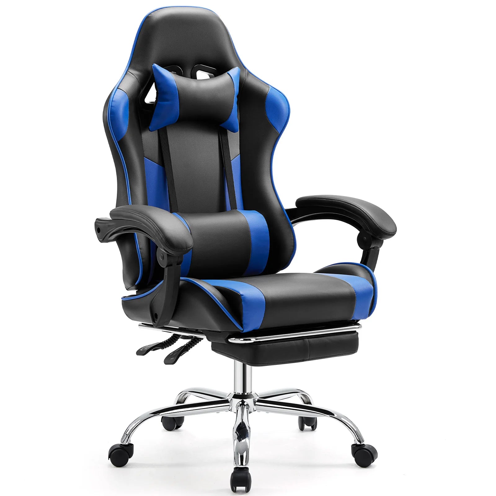 Ergonomic Racing Gaming Chair - Adjustable PU Leather Office Computer Chair - 17