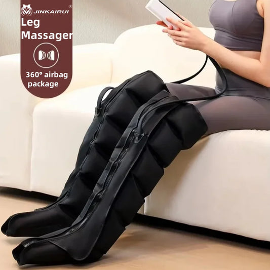 Electric Pneumatic Leg Massager - Full Leg Air Compression Recovery System