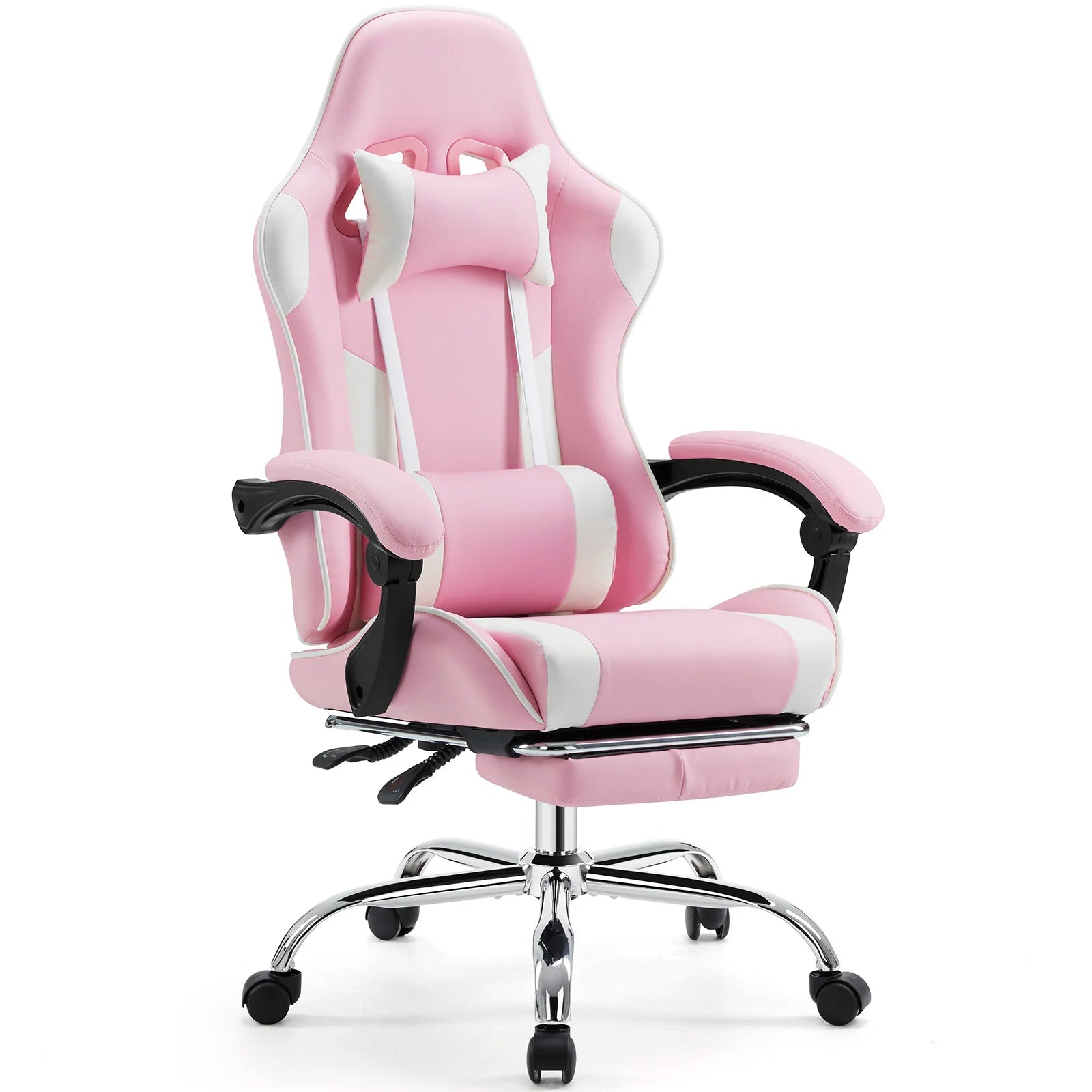 Ergonomic Racing Gaming Chair - Adjustable PU Leather Office Computer Chair - 14