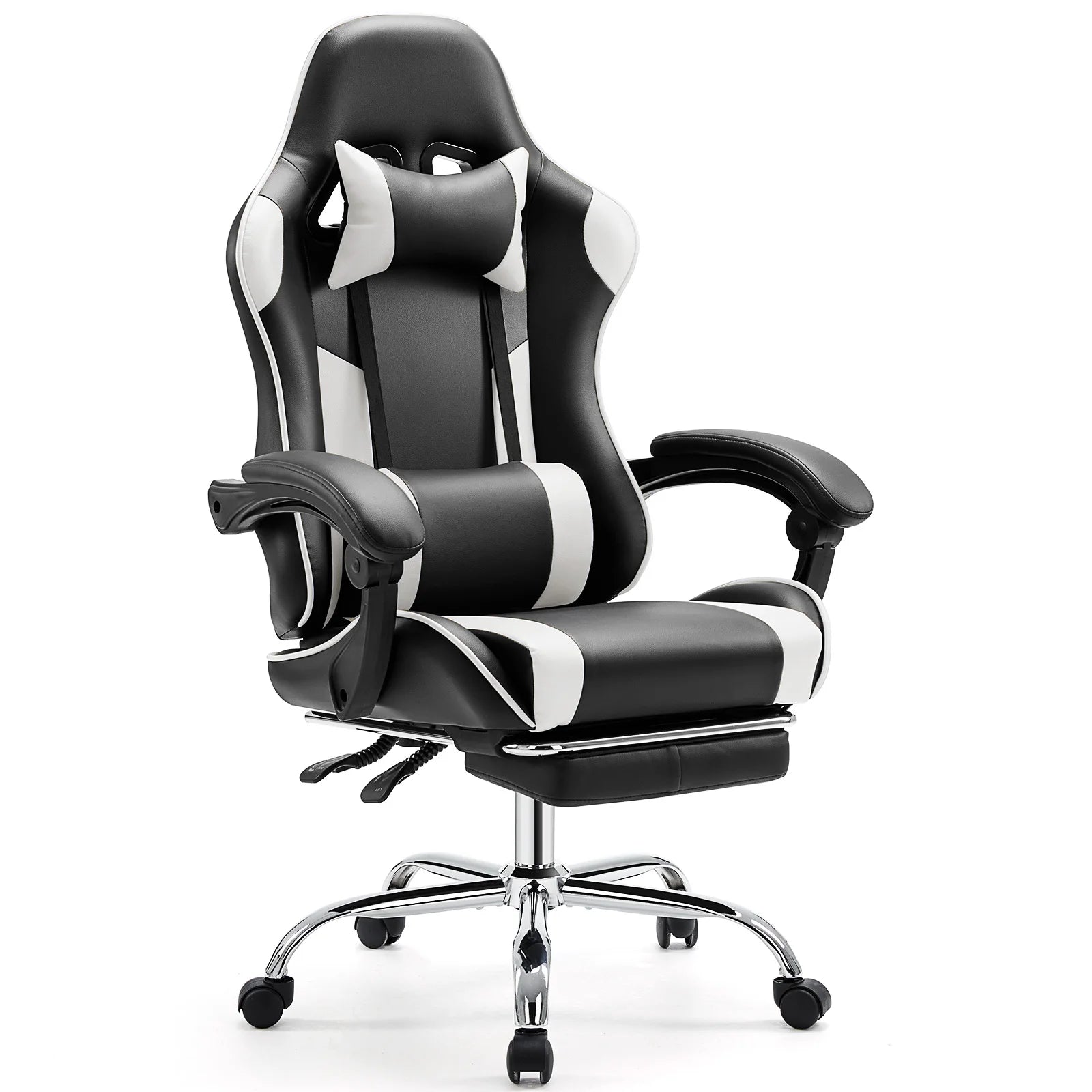 Ergonomic Racing Gaming Chair - Adjustable PU Leather Office Computer Chair - 15