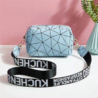 Luxury Geometric Flap Crossbody