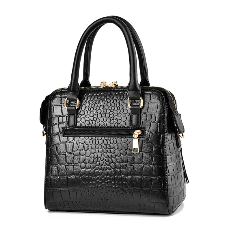 Luxury Crocodile Pattern Tote