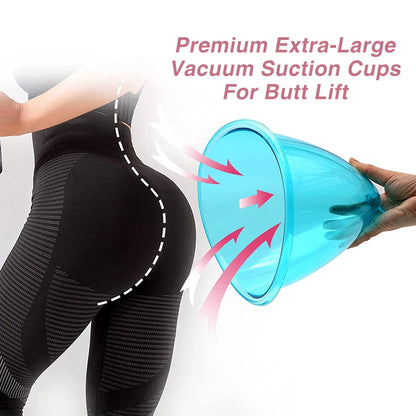 Professional Vacuum Cupping Therapy Set for Body Sculpting & Lifting