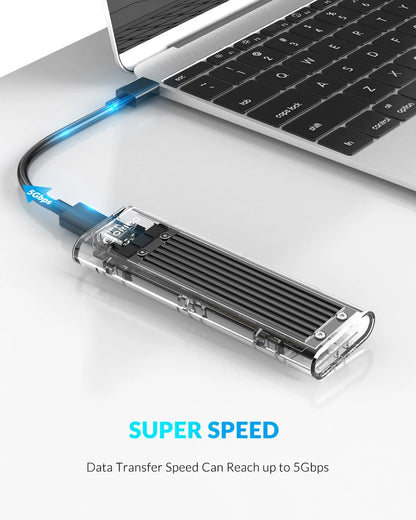ORICO M.2 NVMe SSD Enclosure USB 3.1 Type-C External Hard Drive Case