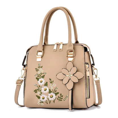 Luxury Embroidered Tassel Tote