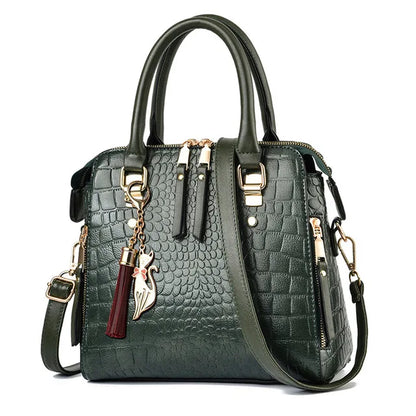 Luxury Crocodile Pattern Tote