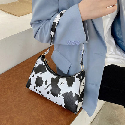 Luxury Zebra Print Underarm Bag