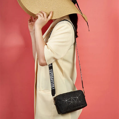 Luxury Geometric Flap Crossbody
