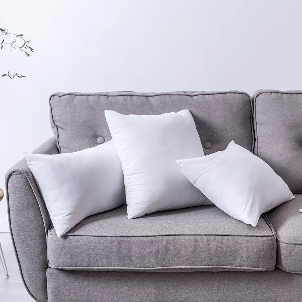 Premium Hollow Fiber Throw Pillow Insert - Soft & Supportive Cushion Core