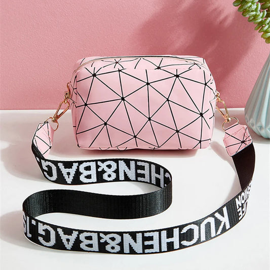 Luxury Geometric Flap Crossbody