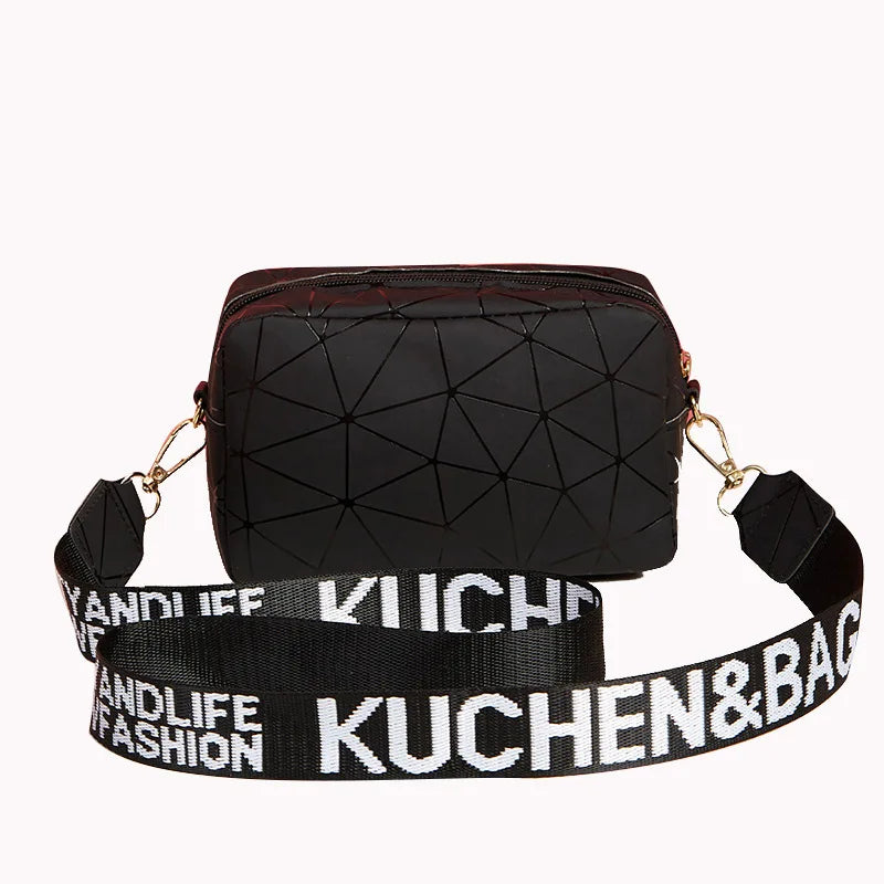 Luxury Laser Geometric Square Bag