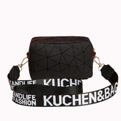 Luxury Laser Geometric Square Bag