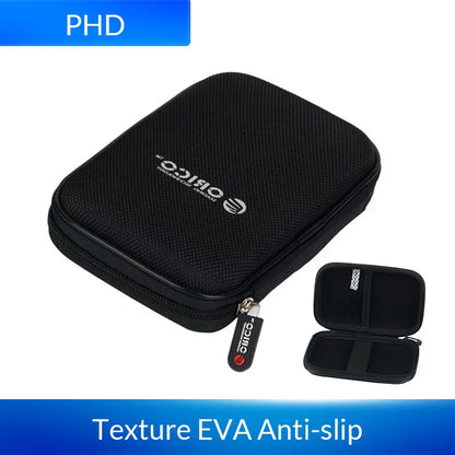 Portable 2.5-inch Hard Drive Protective Case - Shockproof EVA Storage Bag