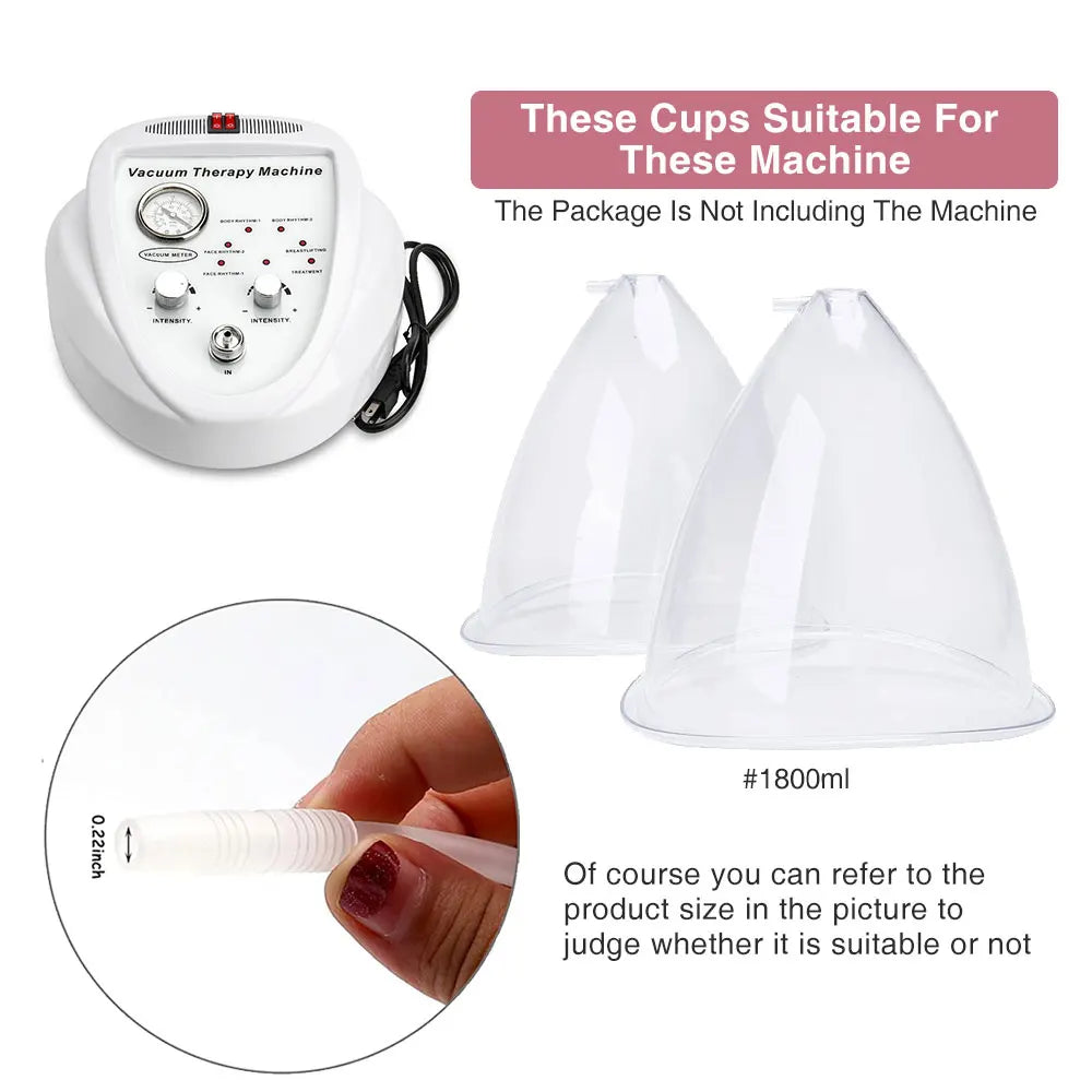Professional Vacuum Cupping Therapy Set for Body Sculpting & Lifting - 4