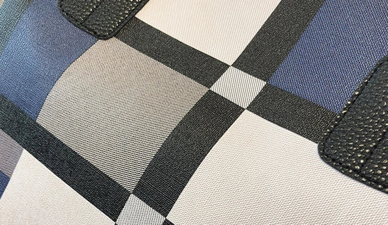 Luxury Fashion Plaid Tote