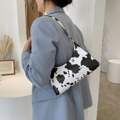 Luxury Zebra Print Underarm Bag