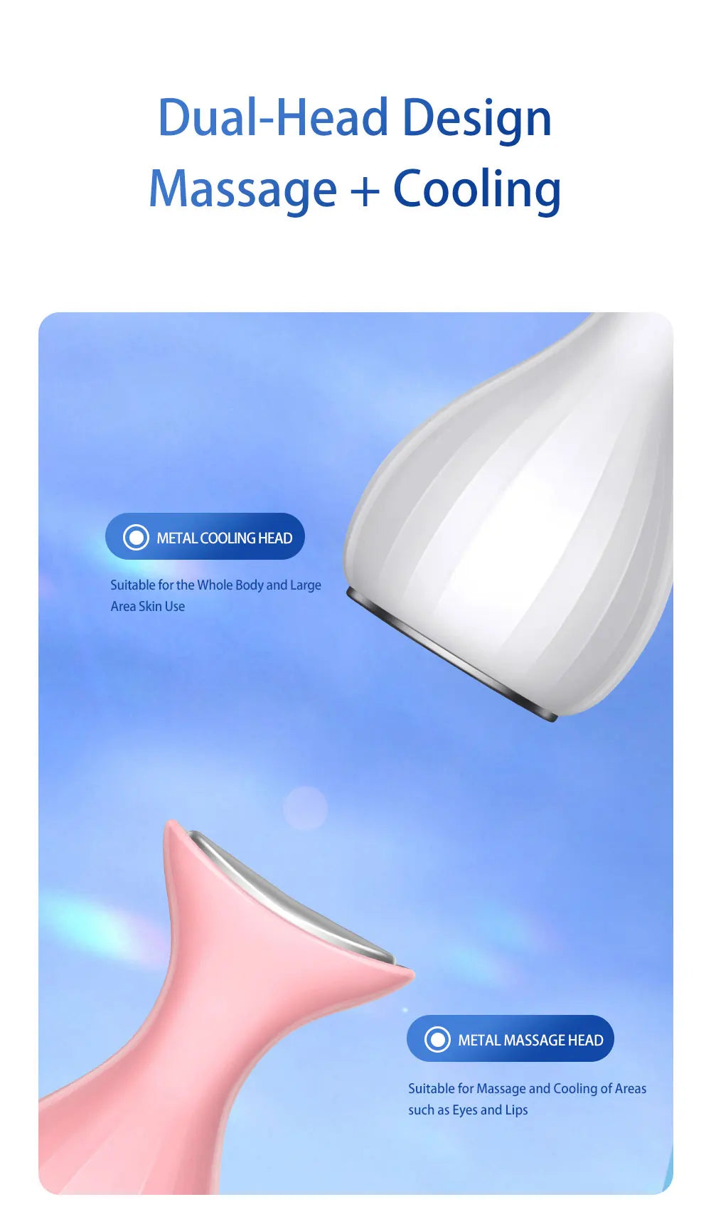 Facial Ice Cooling Hammer for Skin Tightening and Pore Reduction - 14