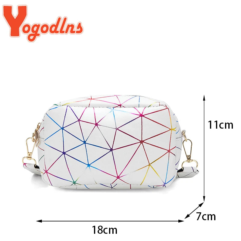 Luxury Laser Geometric Square Bag