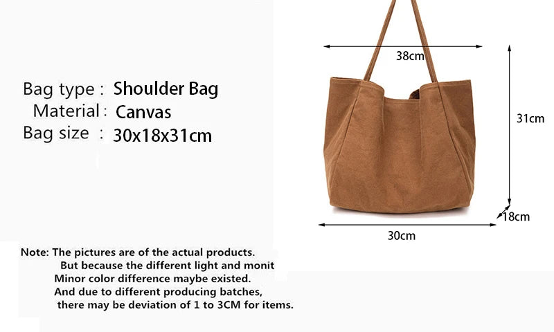 Luxury Casual Canvas Tote