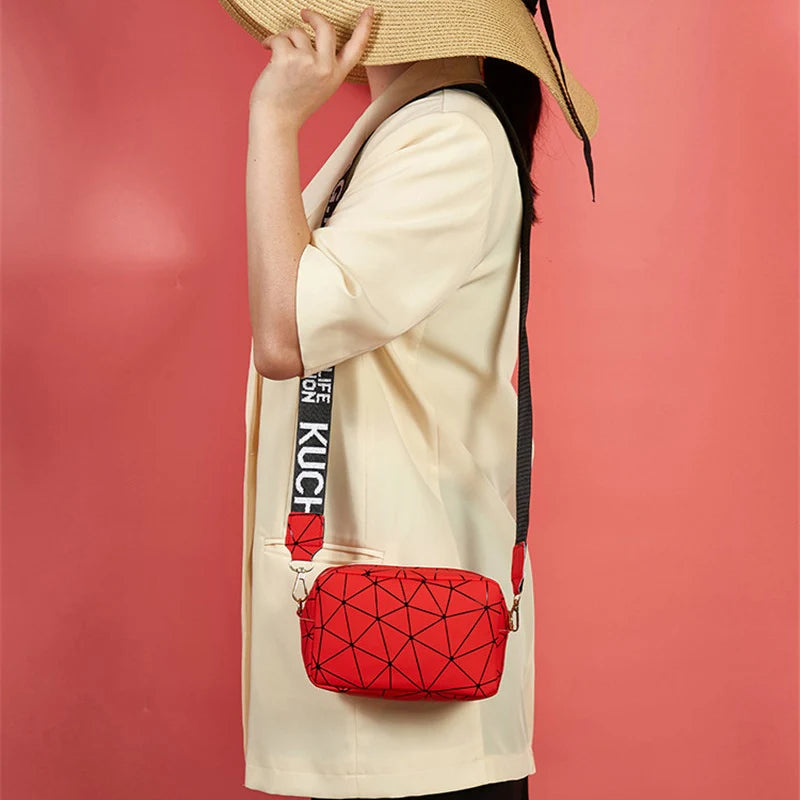 Luxury Geometric Flap Crossbody