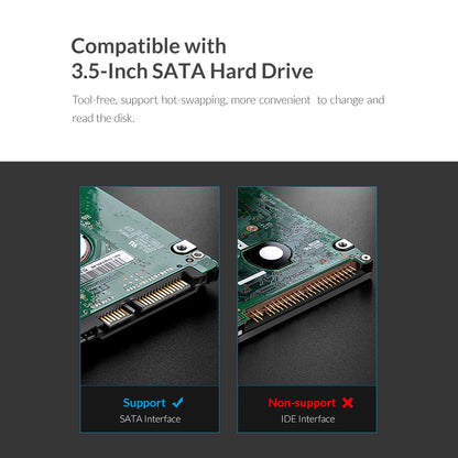 ORICO Internal 3.5" SATA HDD/SSD Mounting Bracket Caddy Tray