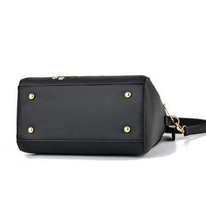 Luxury Embroidered Tassel Tote