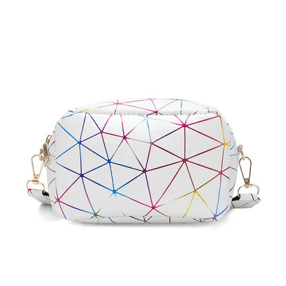 Luxury Laser Geometric Square Bag