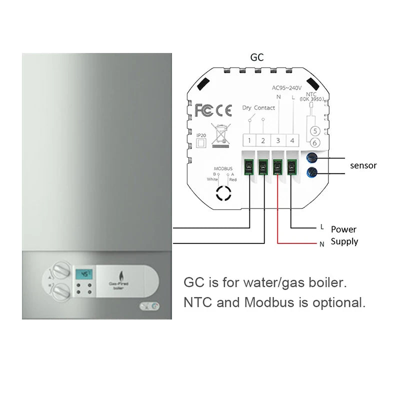 Smart Wi-Fi Thermostat - Programmable Digital Temperature Controller