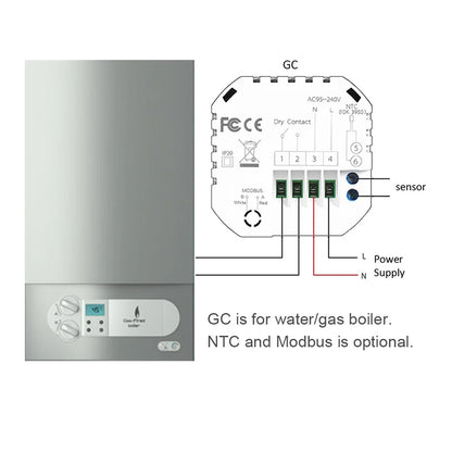 Smart Wi-Fi Thermostat - Programmable Digital Temperature Controller