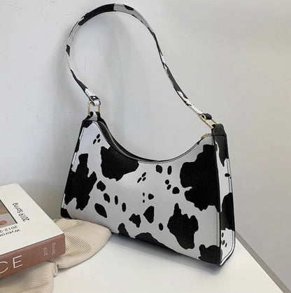 Luxury Zebra Print Underarm Bag