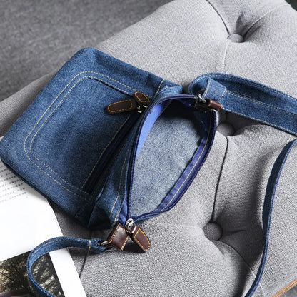 Luxury Vintage Denim Crossbody