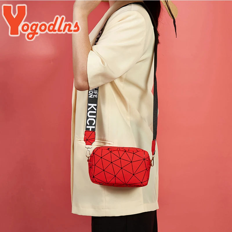 Luxury Laser Geometric Square Bag